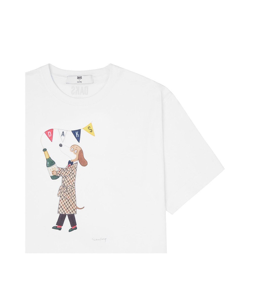 DAKS SLOWBOY Tシャツ〈シャンパン〉 