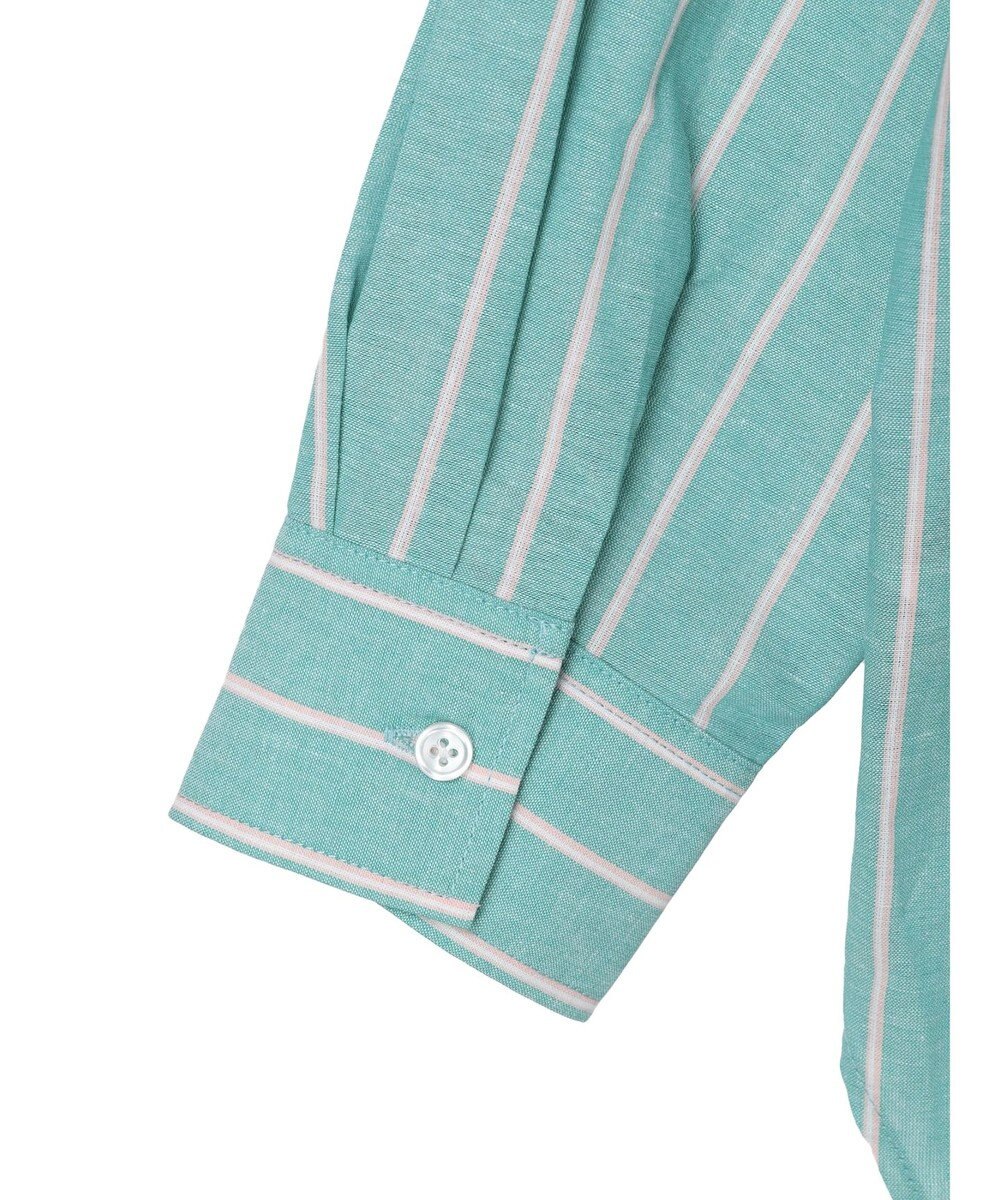 Green Parks 綿麻混オーバーサイズシャツチュニック 