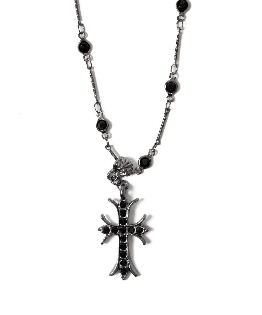 WEGO L2連デザインチェーンクロスネックレス 