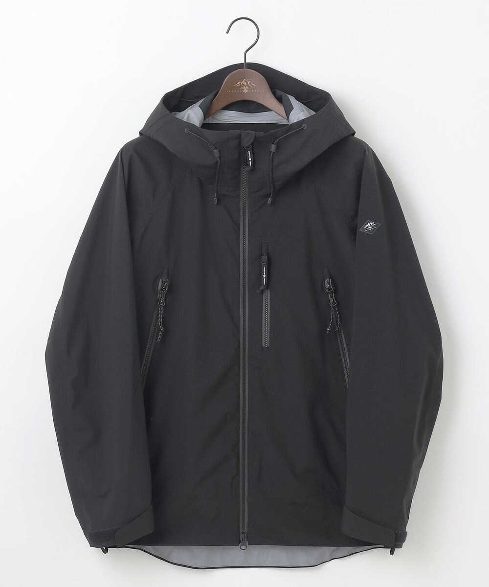 JOSEPH ABBOUD MOUNTAIN 【ECO撥水/耐水性/透湿/防水素材/ストレッチ/軽量/ライナードッキング対応】ボイルドポリエステル マウンテンシェルパーカー 