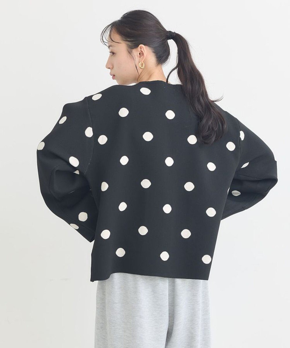 earth music&ecology 【予約】ダブルジップドットカーディガン 