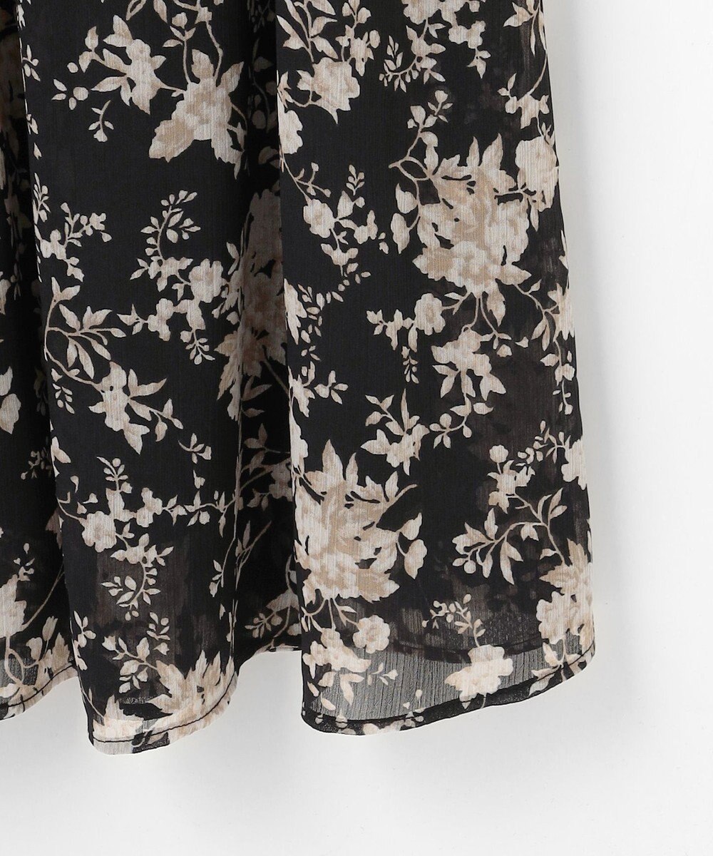 ANY SIS 【洗える】シアーパターン ワンピース 