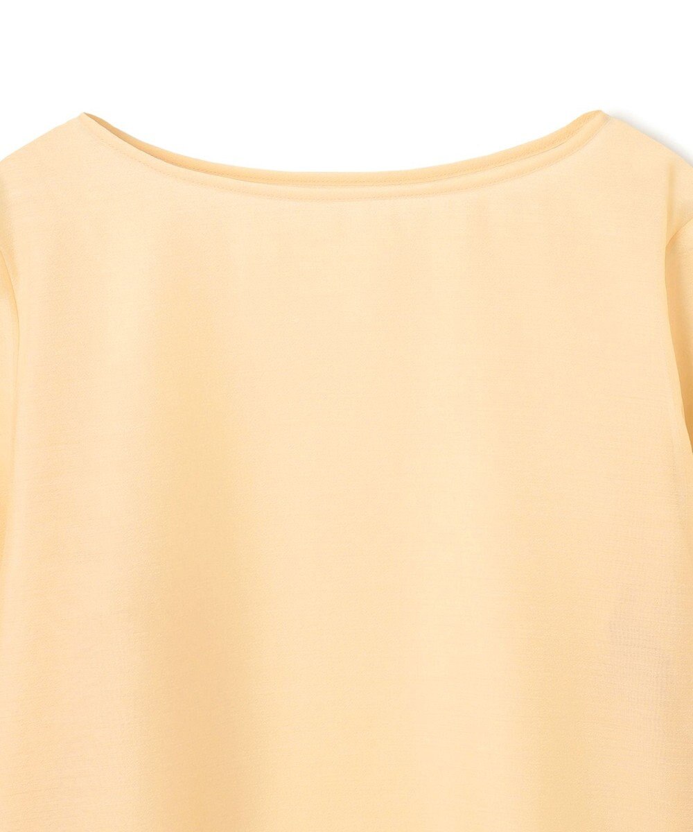 UNFILO シアー ラウンドテールブラウス 