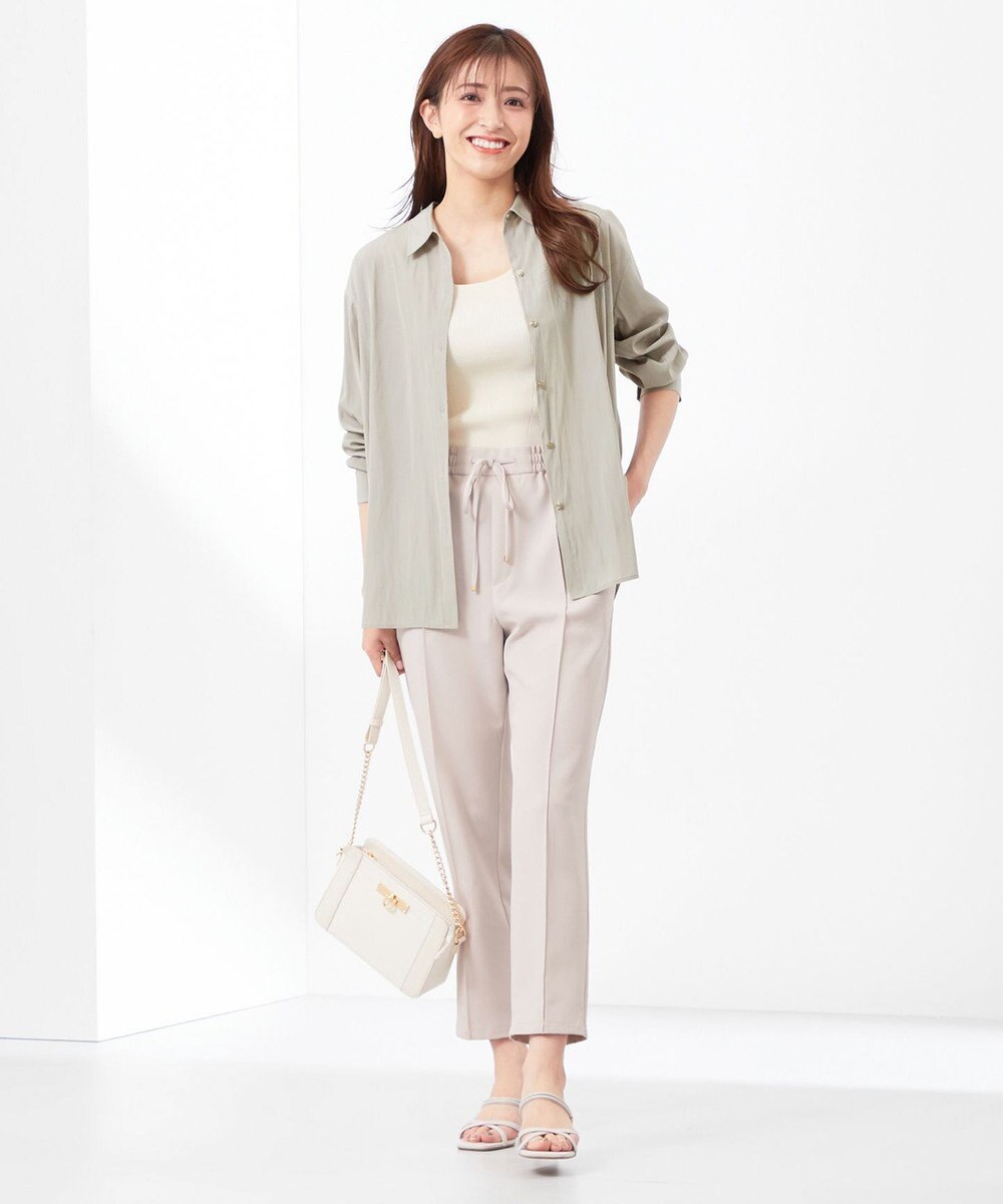 ANY SIS 【洗える】2WAYニット タンクトップ 