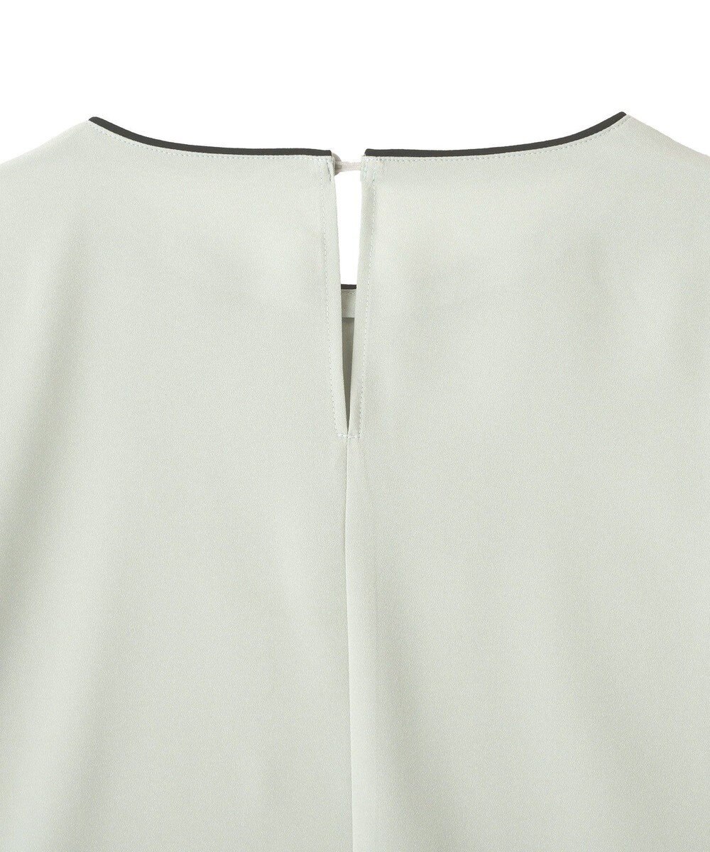 YECCA VECCA 配色パイピングブラウス 