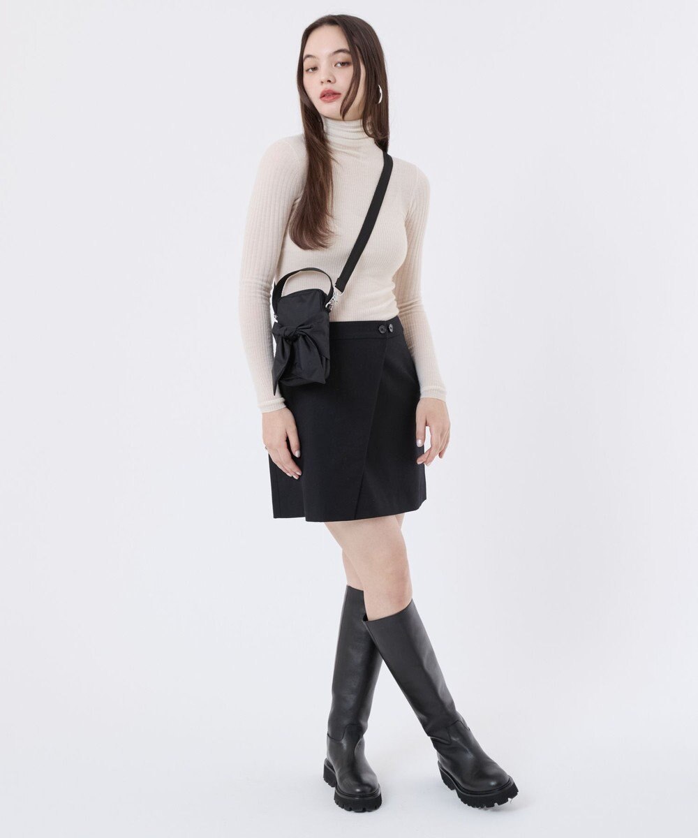 LeSportsac BOW MINI PHONE CROSSBODY/ブラックボウズ 