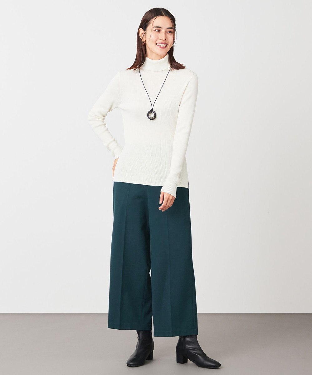 ANY 【ウエストゴム/ストレッチ/裏起毛】シークレットウォーム　ワイド 