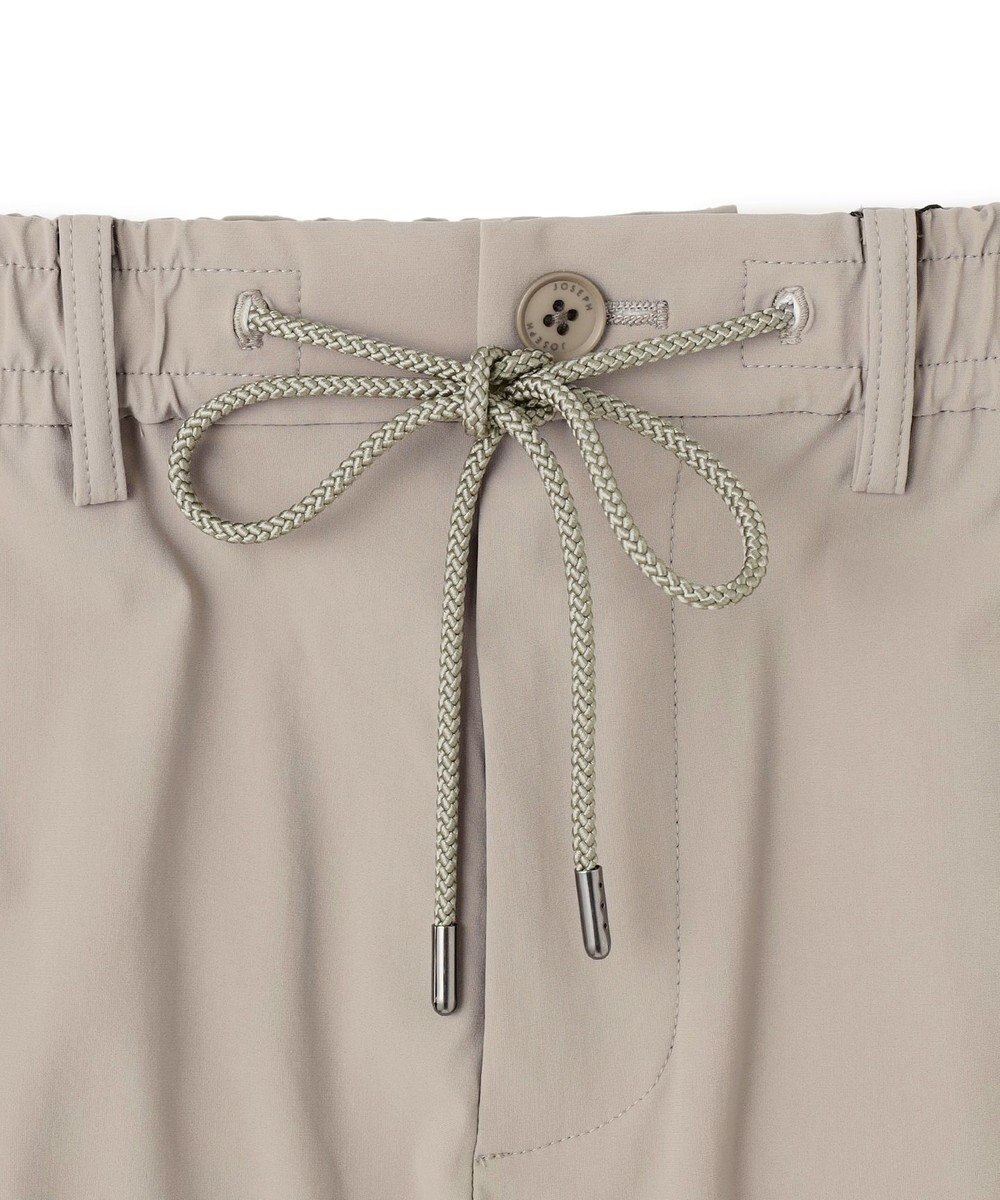 JOSEPH HOMME 新素材【接触冷感性/防しわ性/ストレッチ/洗える/撥水加工】トリコソリッドストレッチ ドロスト付きテーパードパンツ / PEGG CONVERTIBLE 