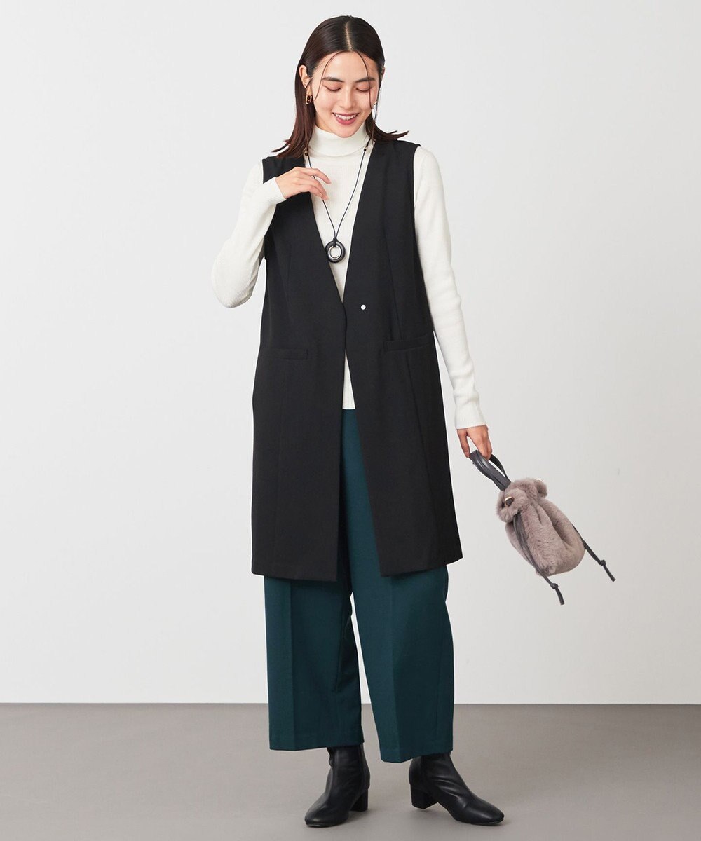 ANY 【ウエストゴム/ストレッチ/裏起毛】シークレットウォーム　ワイド 