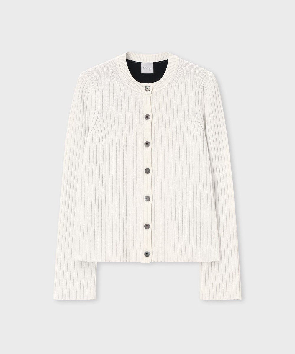 Paul Smith バイカラー スリット カーディガン 
