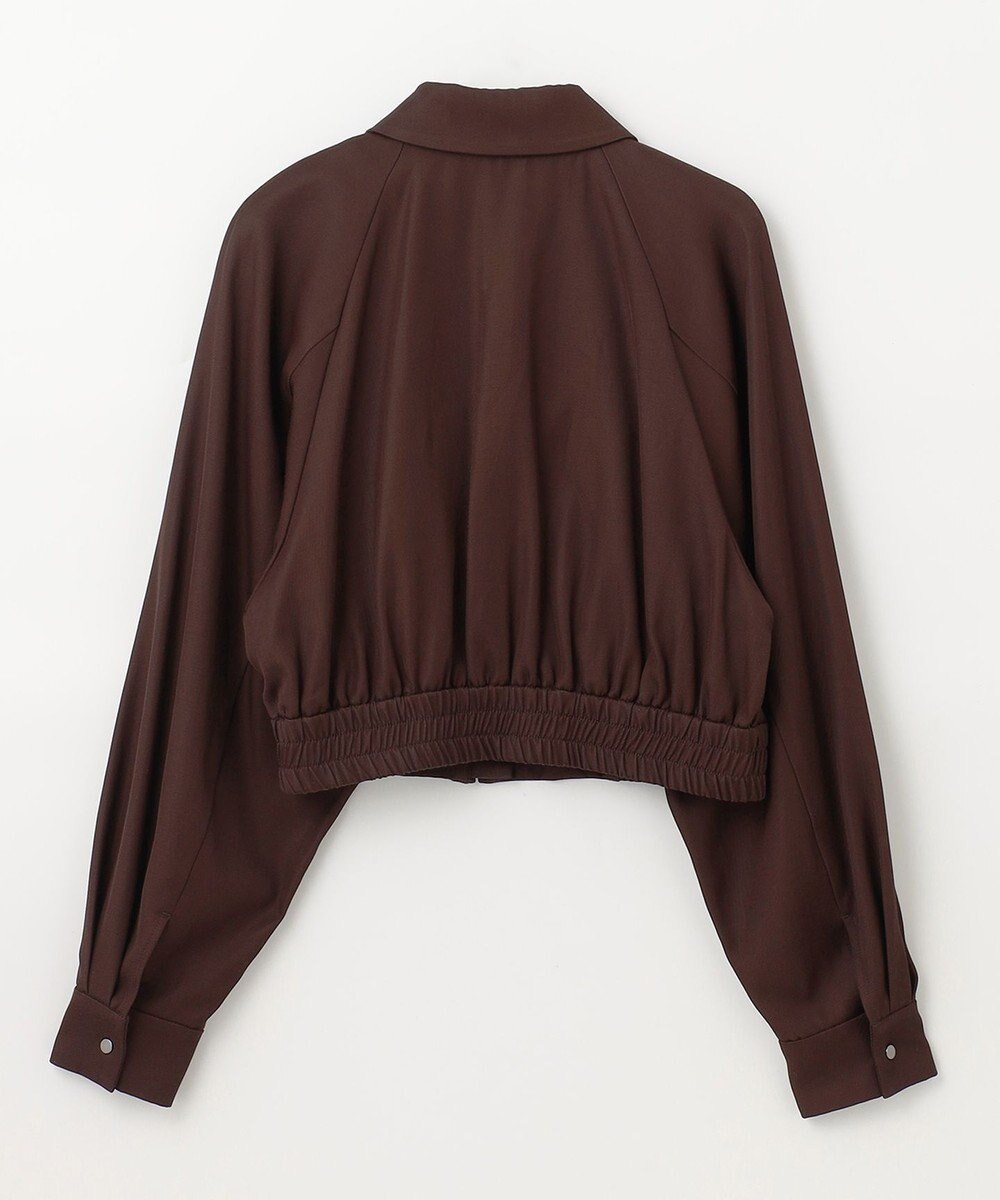 NAVE 【Nave　洗える】バルキーツイル ジップアップブルゾン 