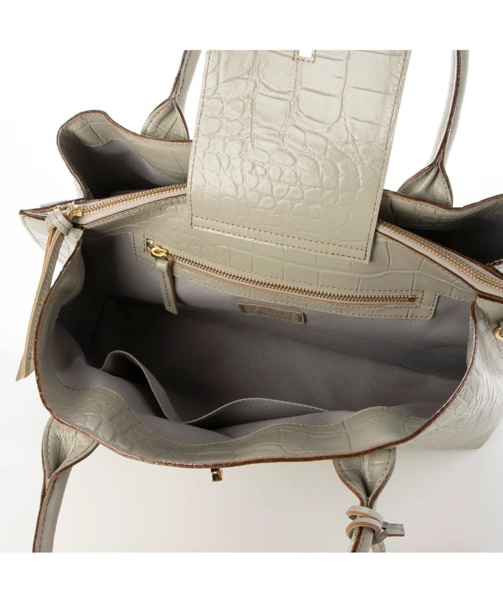 UNBILLION perche ゴートユーティリティヒネリかぶせA4トート 