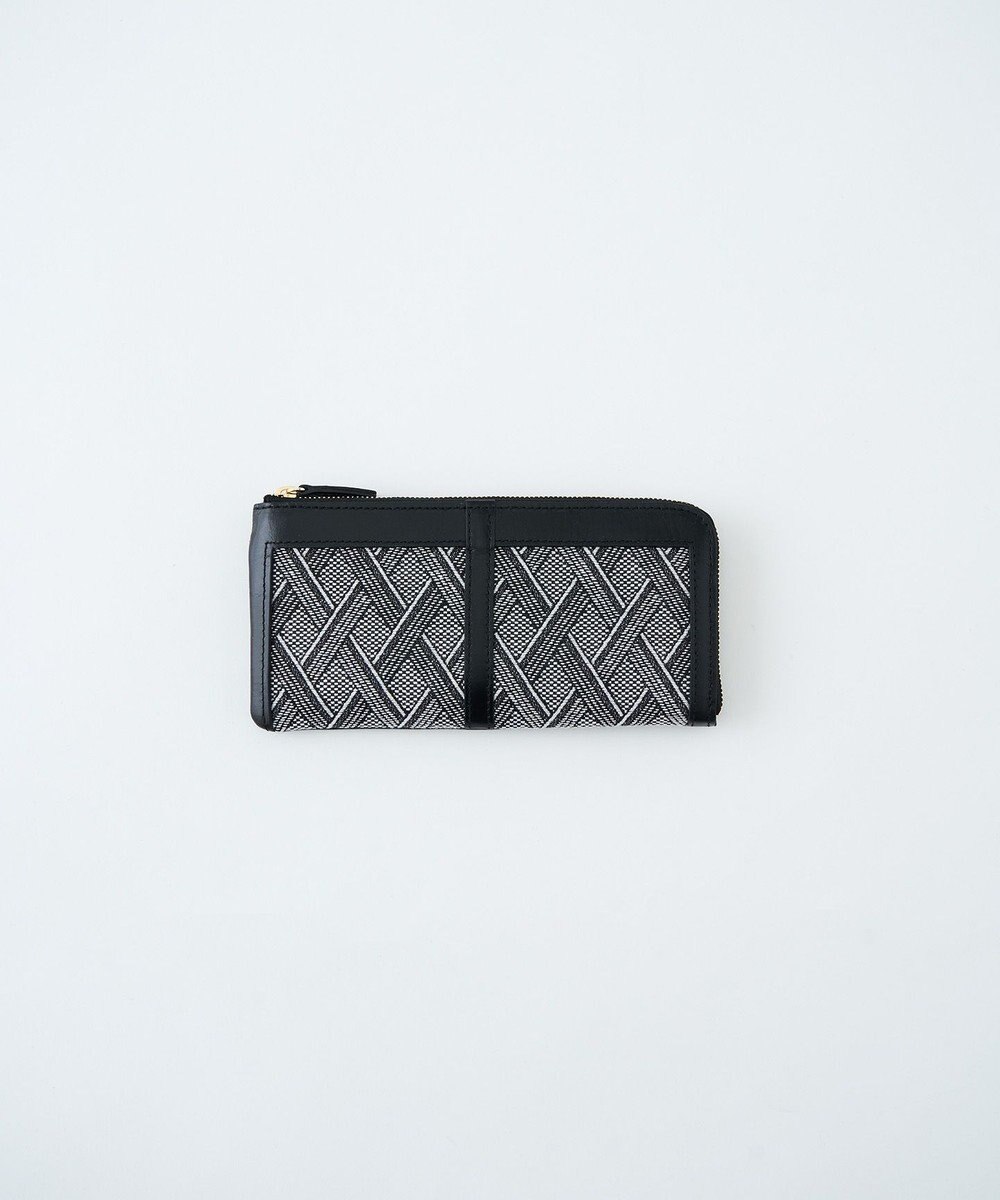 MIYABIYA LAQUOHクロス柄ジャガード財布 
