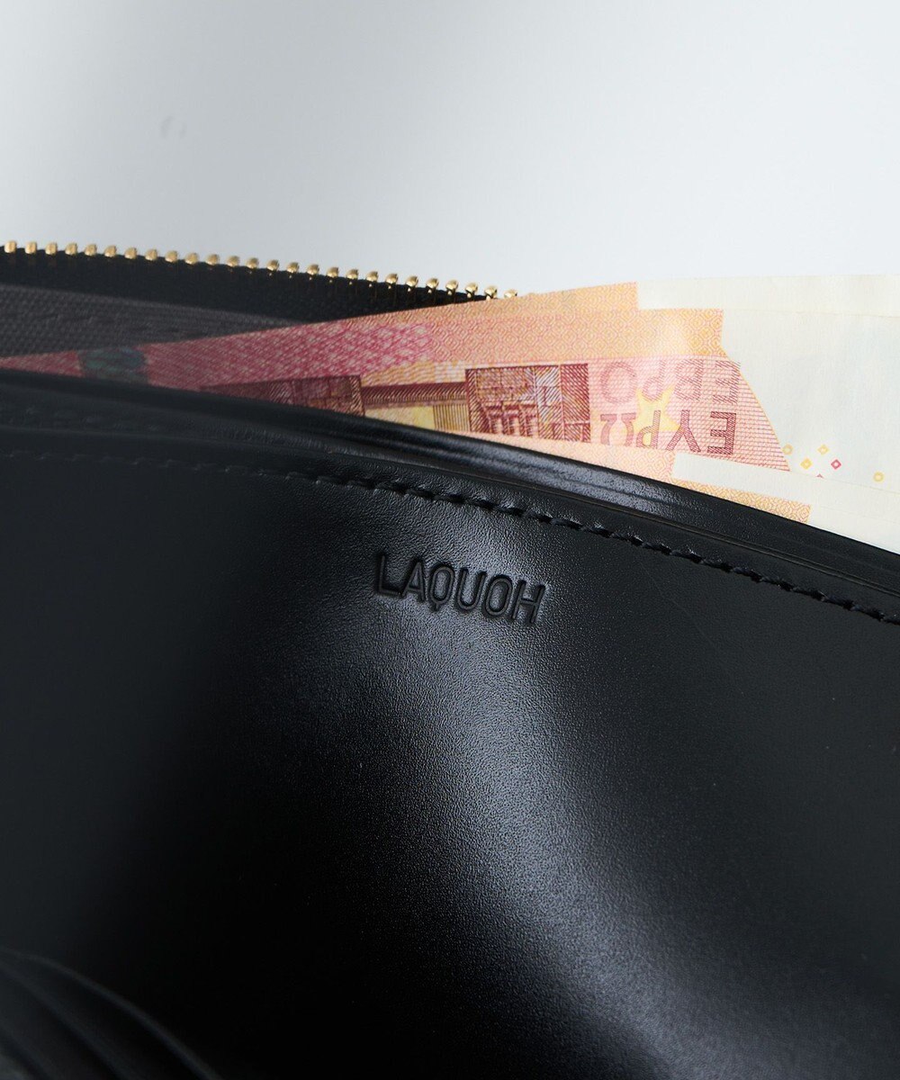 MIYABIYA LAQUOHクロス柄ジャガード財布 