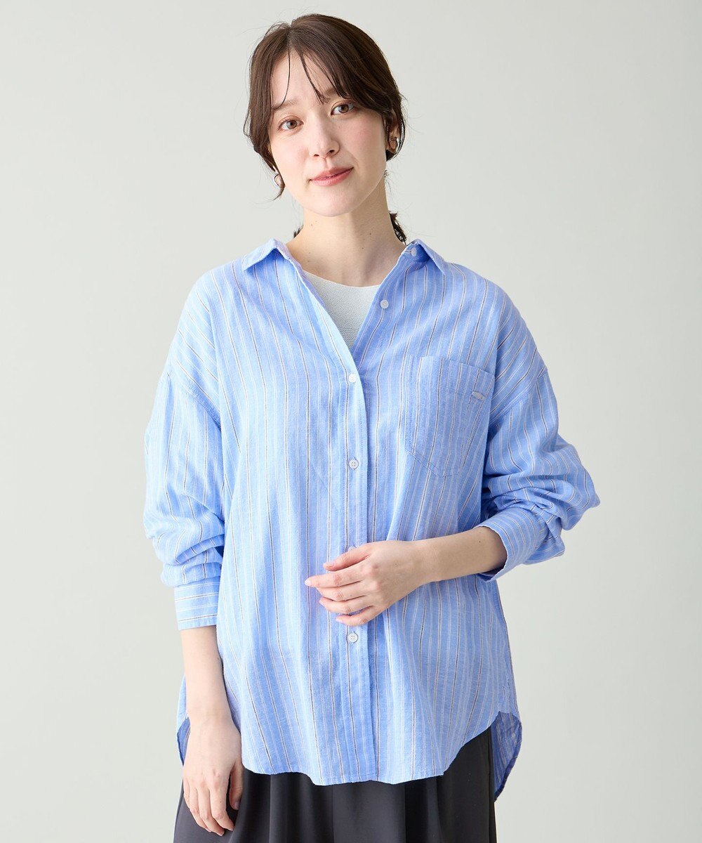 ANY 【Sサイズあり】ヨーロピアンリネンオーバーシャツ 