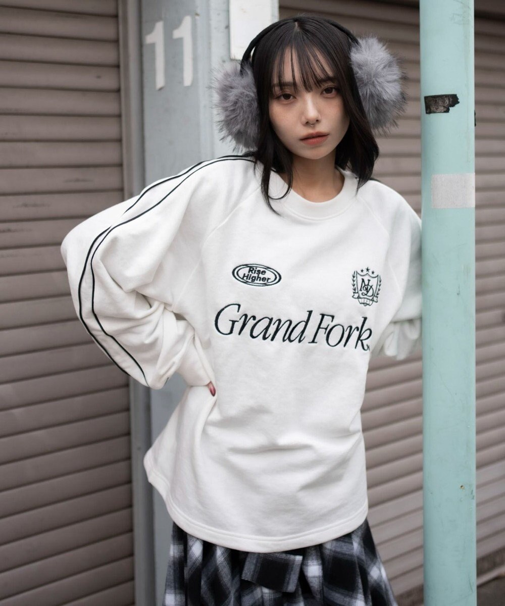 WEGO 【ユニセックス着用ITEM】ショートドロストラインプルオーバー 