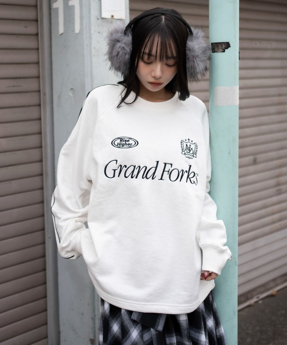 WEGO 【ユニセックス着用ITEM】ショートドロストラインプルオーバー 