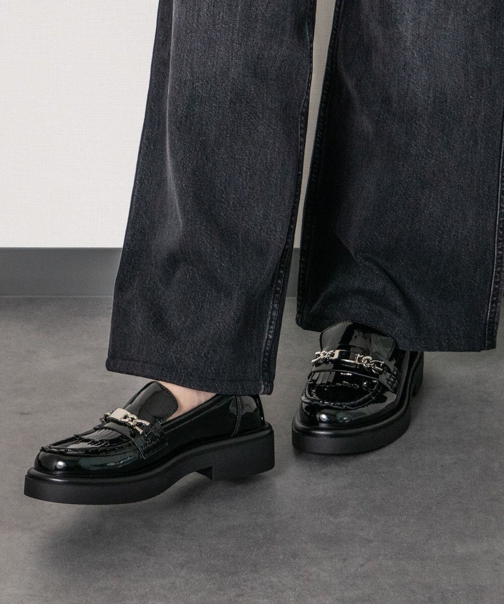 Bridget Birkin 【Round About】チェーンビットタッセルローファー 