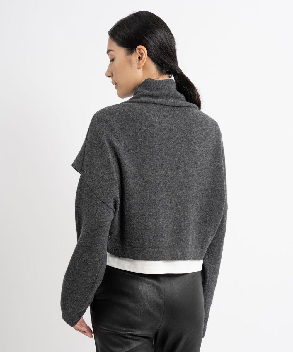 23区 【エステータ】スーピマコットン プレミアムジャージー 半袖クロップド丈Tシャツ 