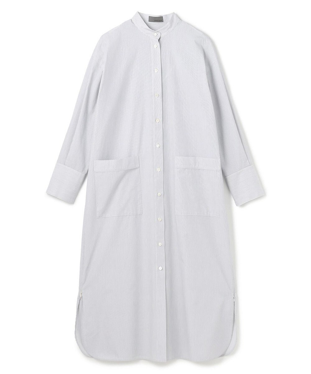 uncrave コットンクロスストライプ シャツワンピース 