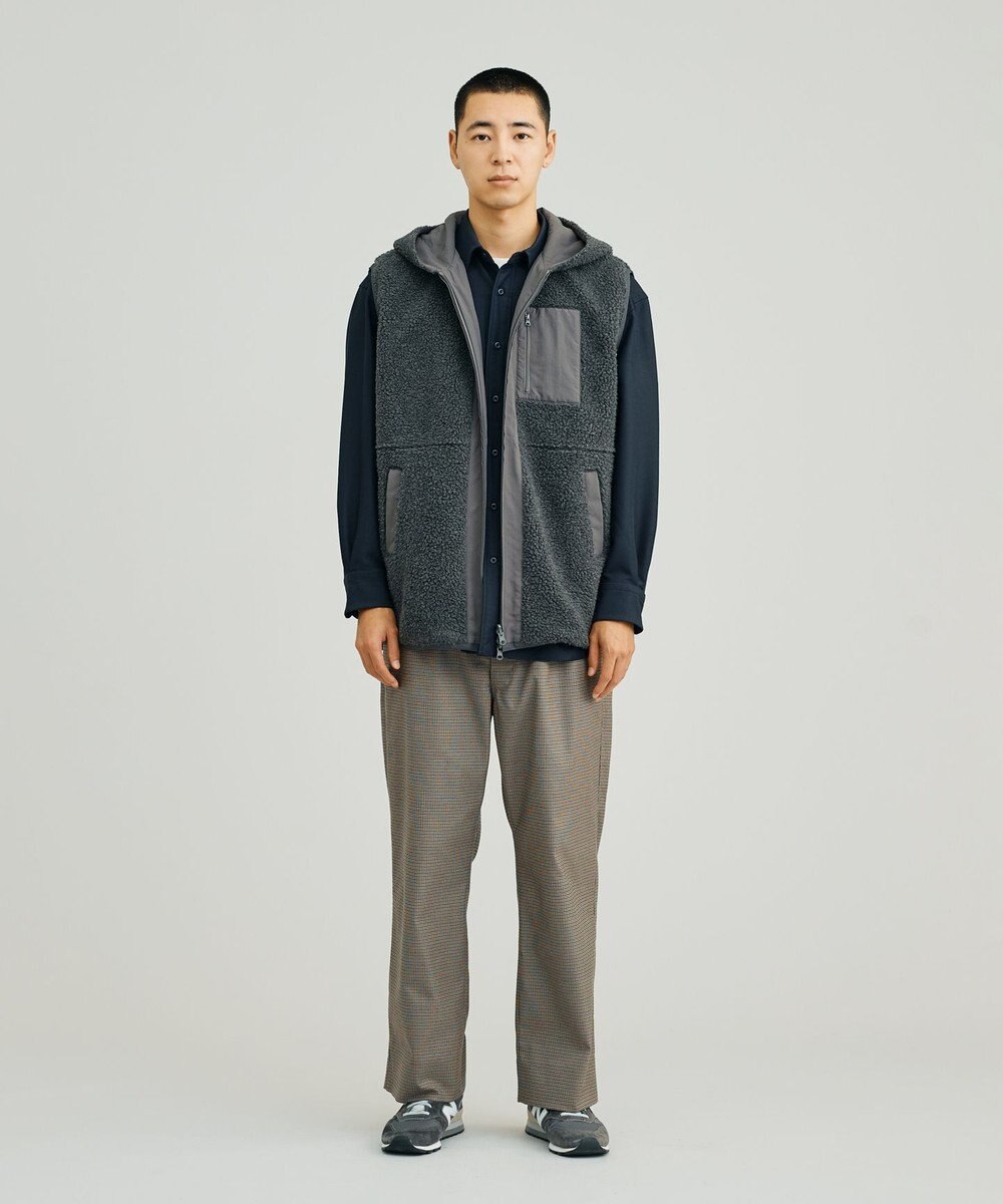 J.PRESS YORK STREET 【UNISEX】リバーシブル ボアベスト 