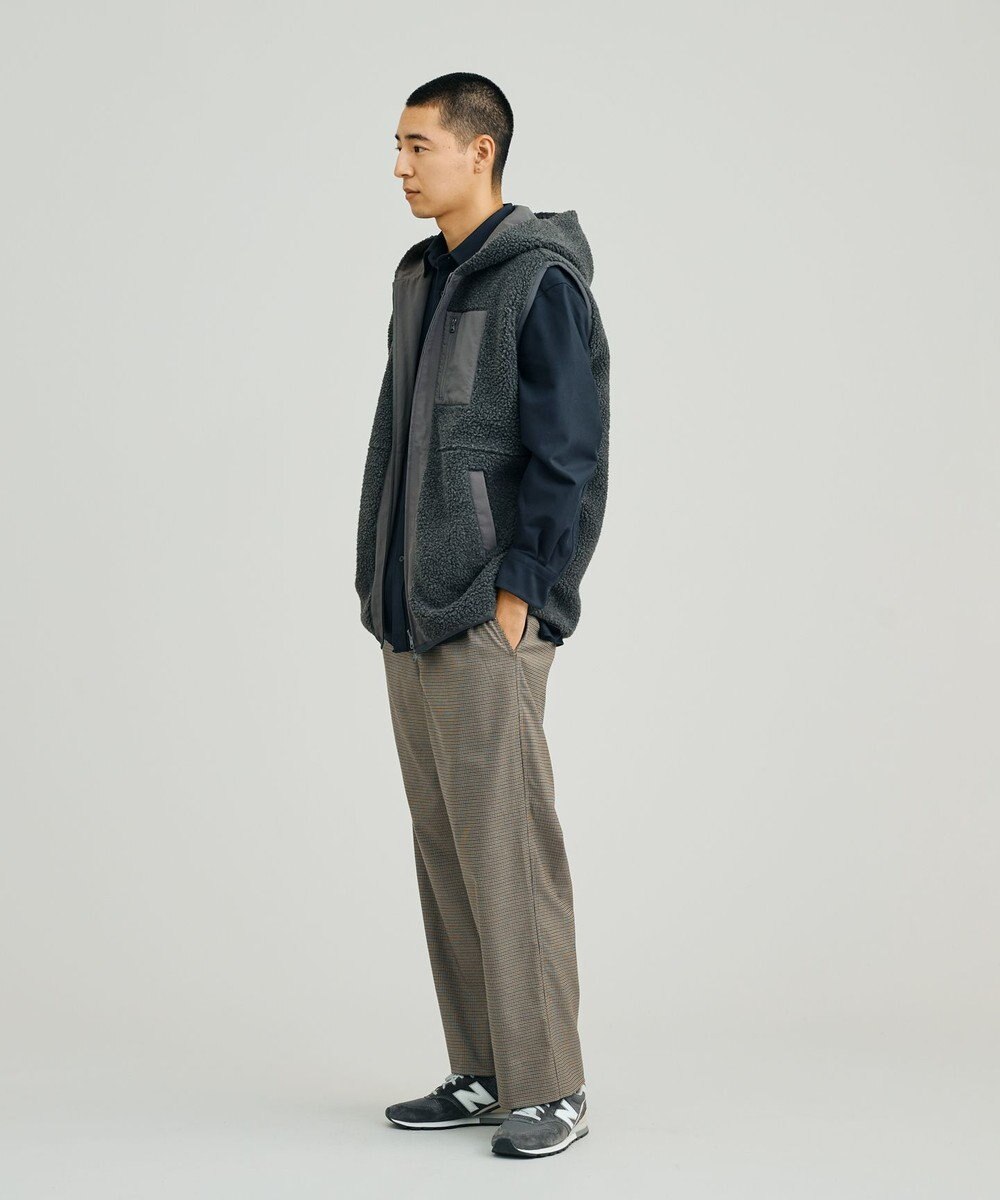 J.PRESS YORK STREET 【UNISEX】リバーシブル ボアベスト 