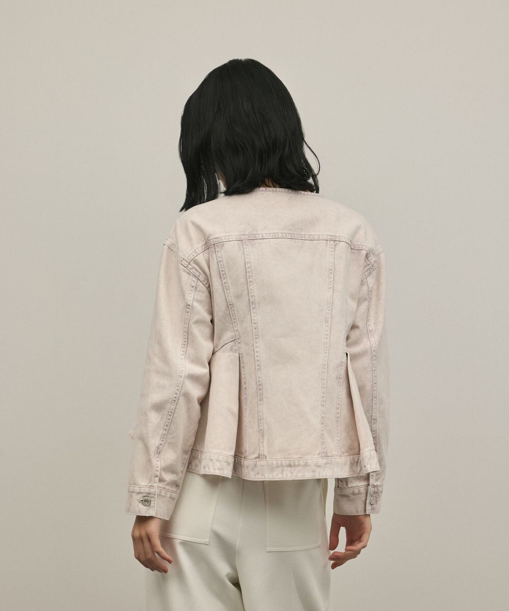 GRACE CONTINENTAL ペプラムデニムジャケット 