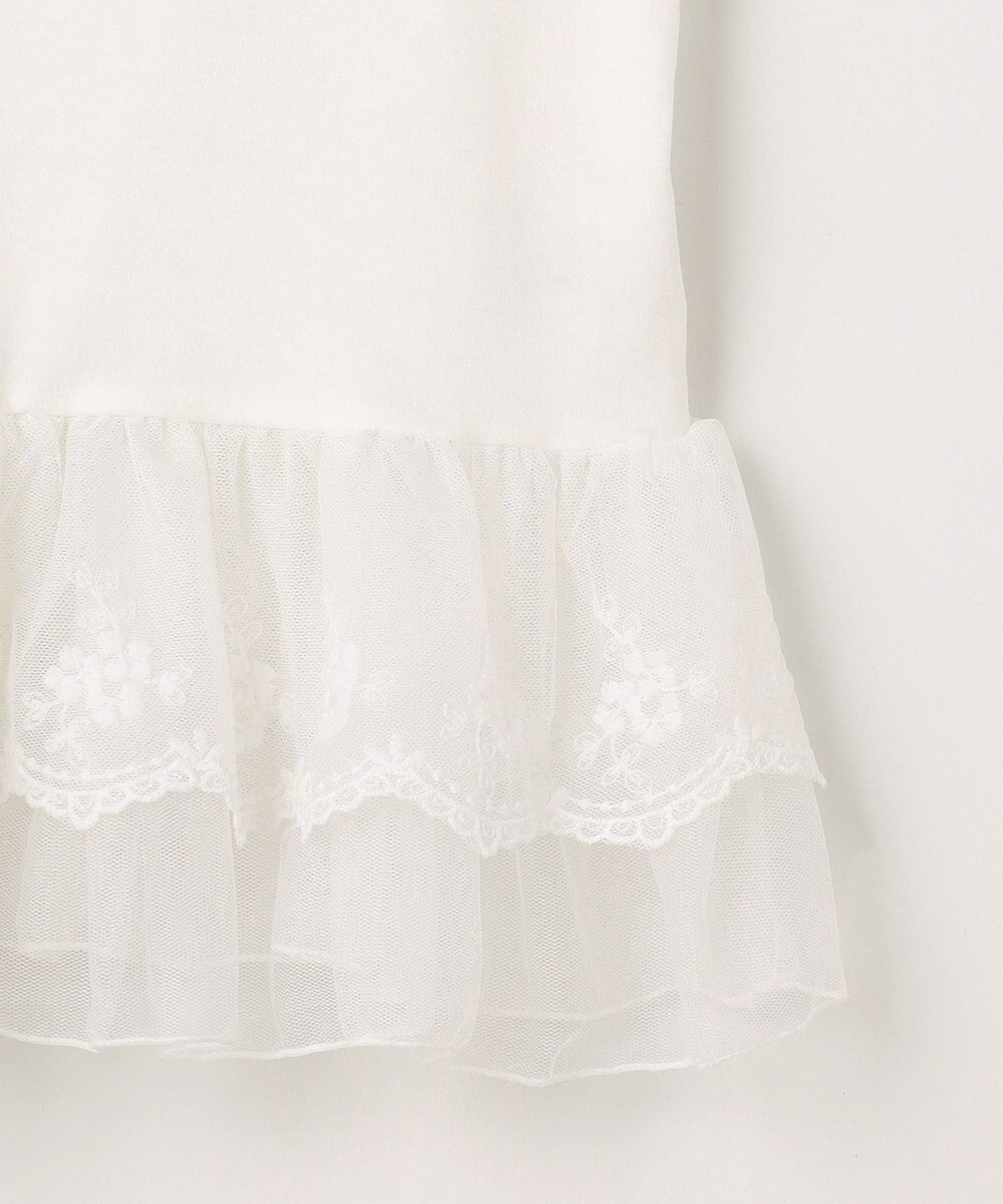 ANY KIDS 【洗濯機可能/吸汗速乾】裾レース ドライタッチ キャミソール 