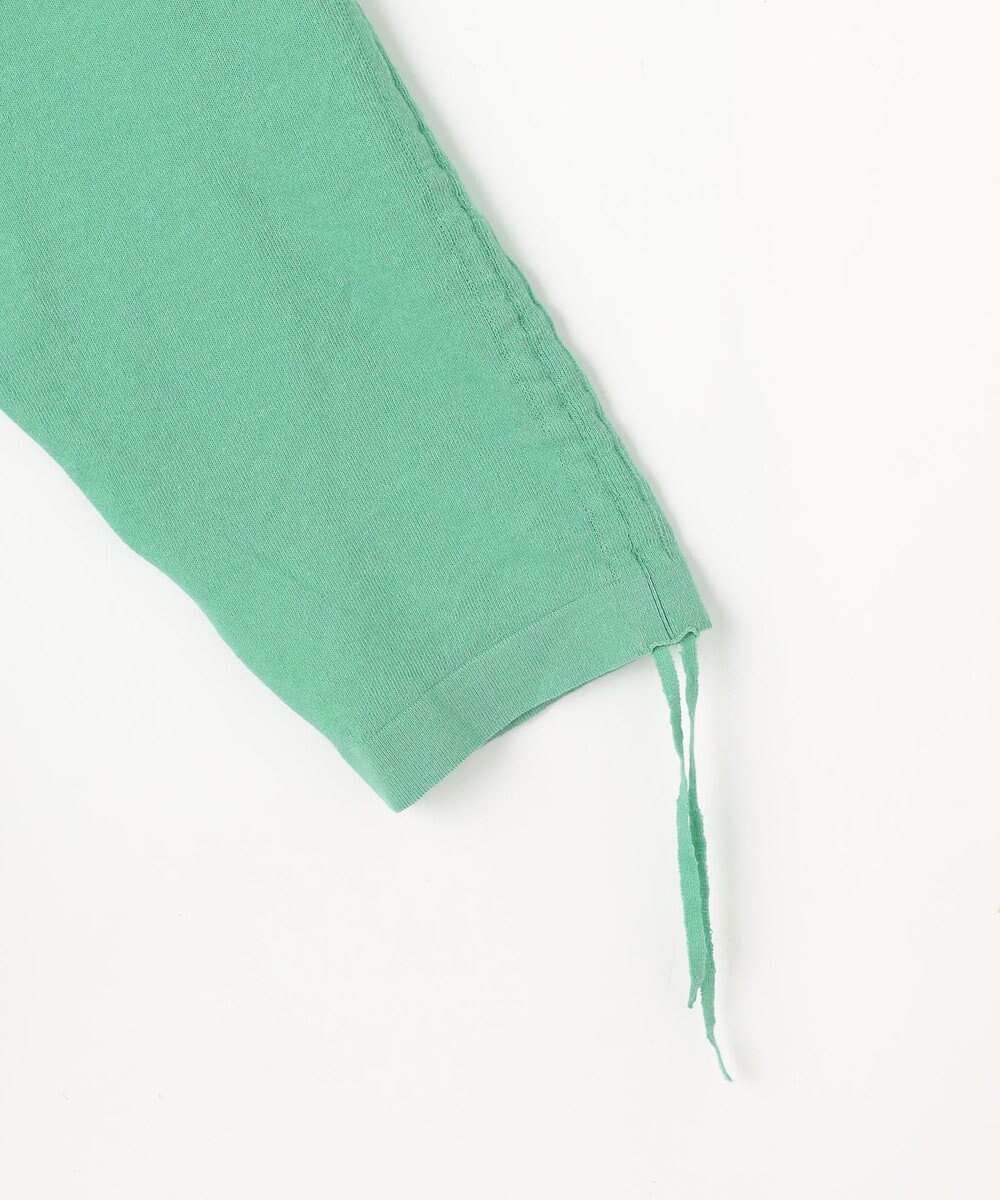 ANY L シアーシャーリングスリーブニット 