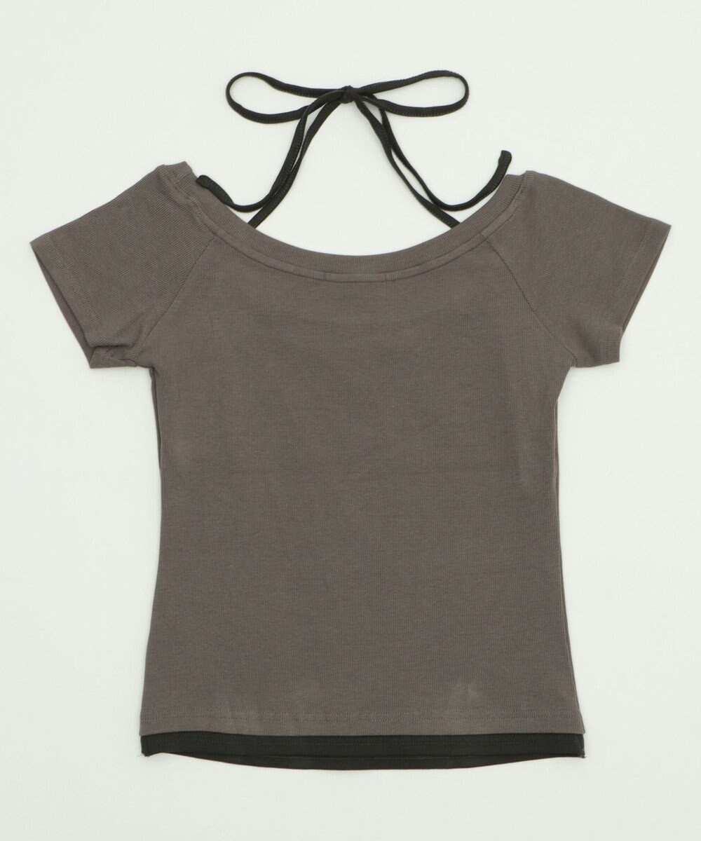 WEGO ハトメレイヤードグラフィックT 