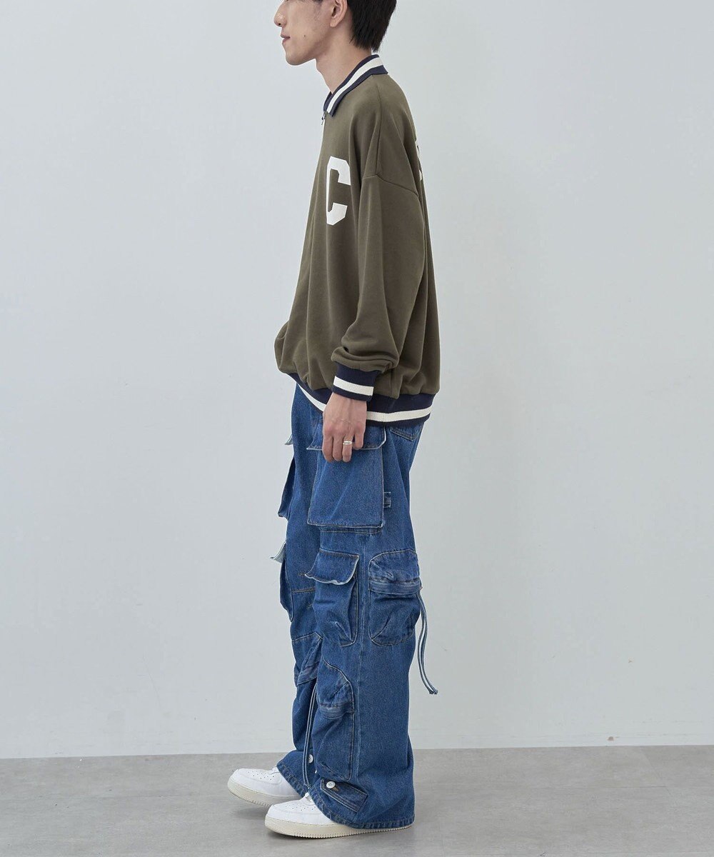 CRAFT STANDARD BOUTIQUE 【ユニセックス】裏毛ハーフジップスウェット 