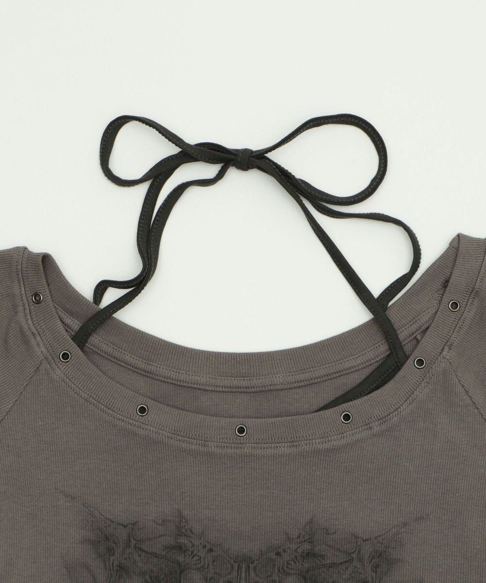 WEGO ハトメレイヤードグラフィックT 