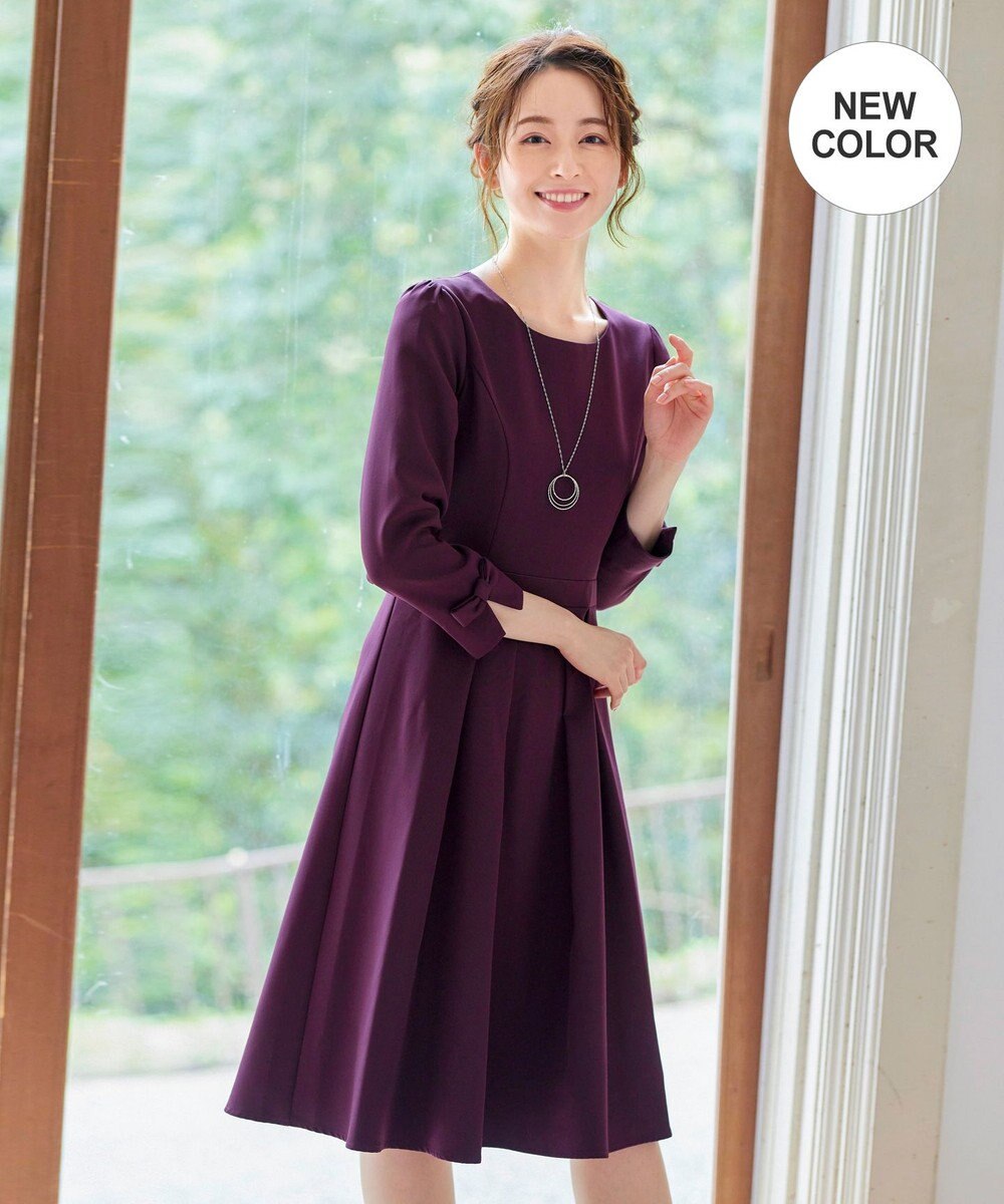 洗える 女性らしさ薫る袖口リボン付きワンピース Tiaclasse ファッション通販 公式通販 オンワード クローゼット 洗える 女性らしさ薫る袖口リボン付きワンピース Tiaclasse ファッション通販 公式通販 オンワード クローゼット