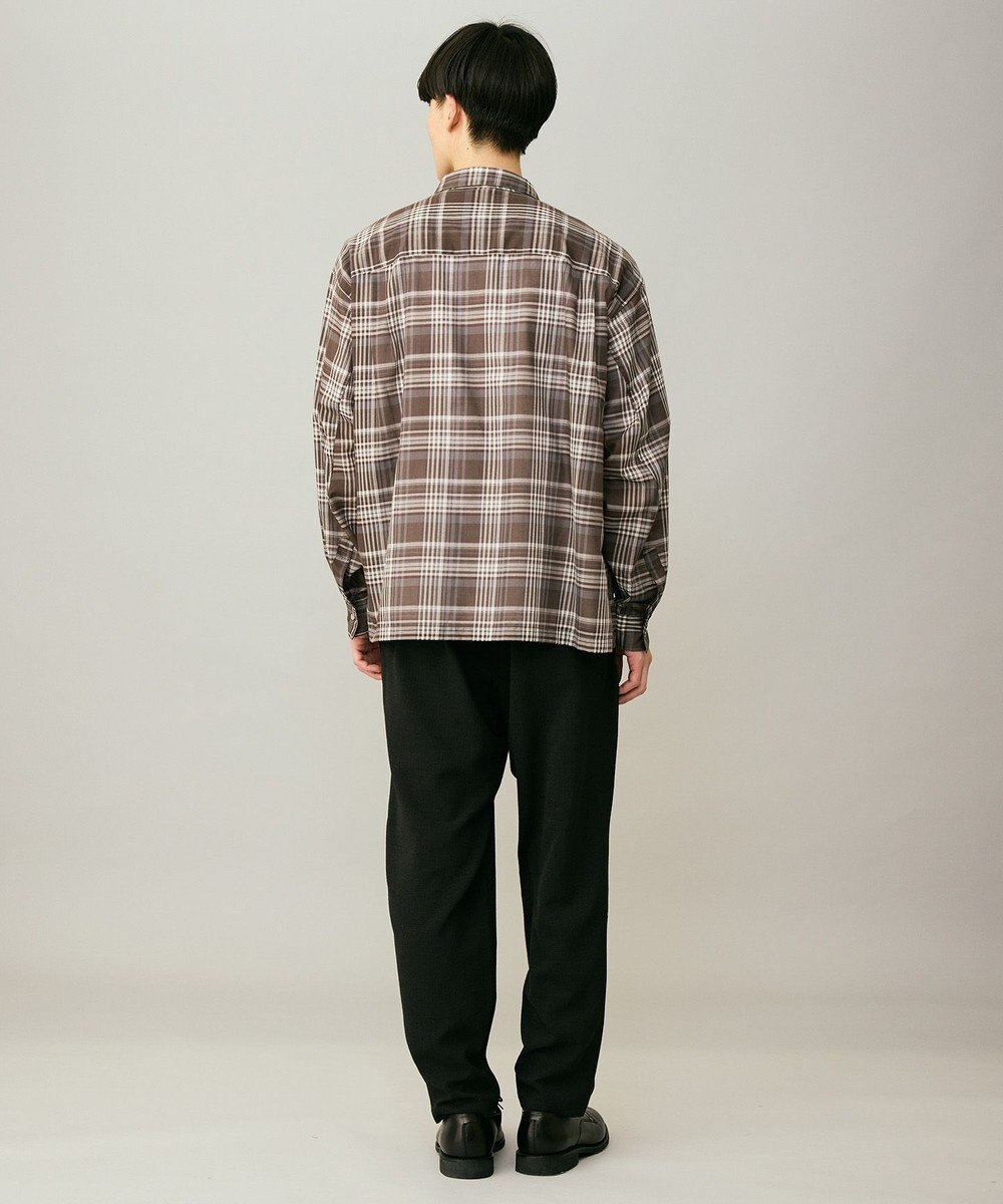 UNFILO MENS リネンライク イージーテーパード 