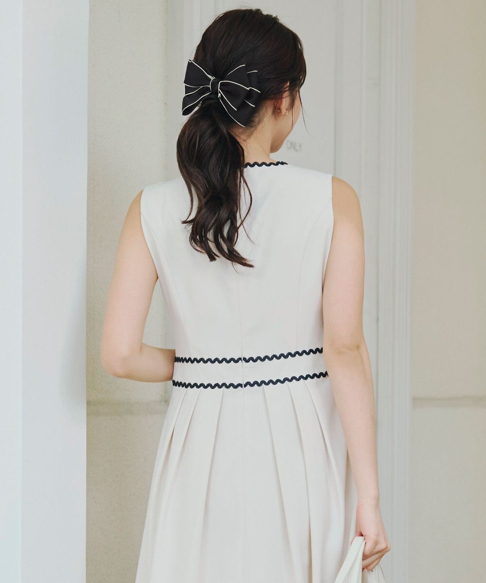 Tiaclasse 配色リボンバレッタ 