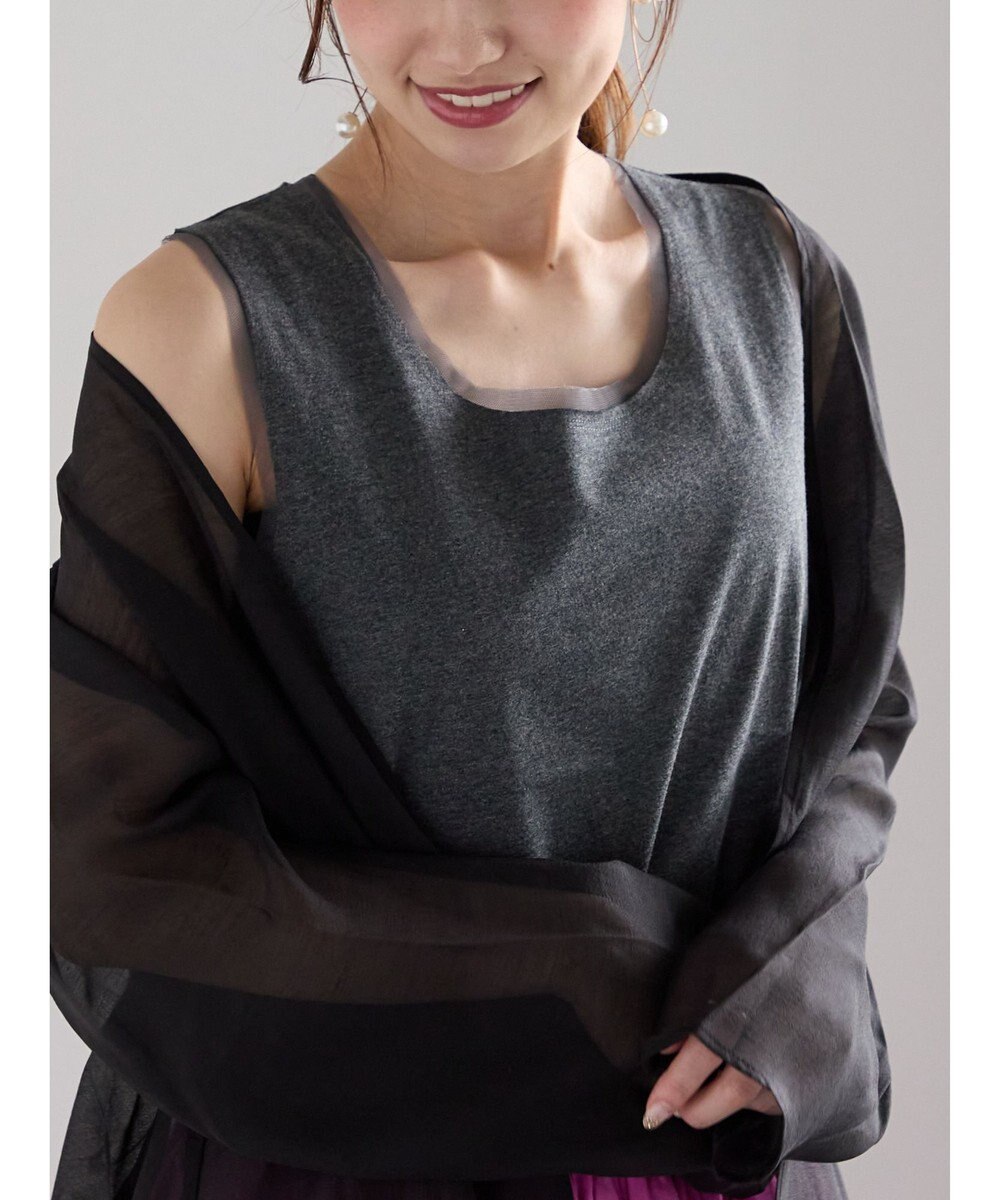 Te chichi チュールトリムタンクトップ 