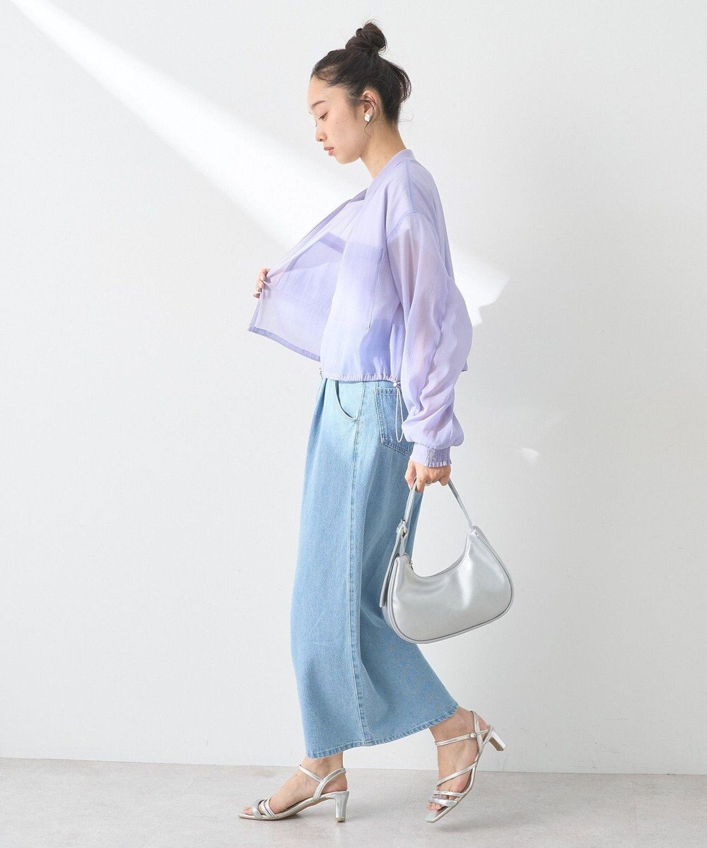 earth music&ecology シアーシャツブルゾン 