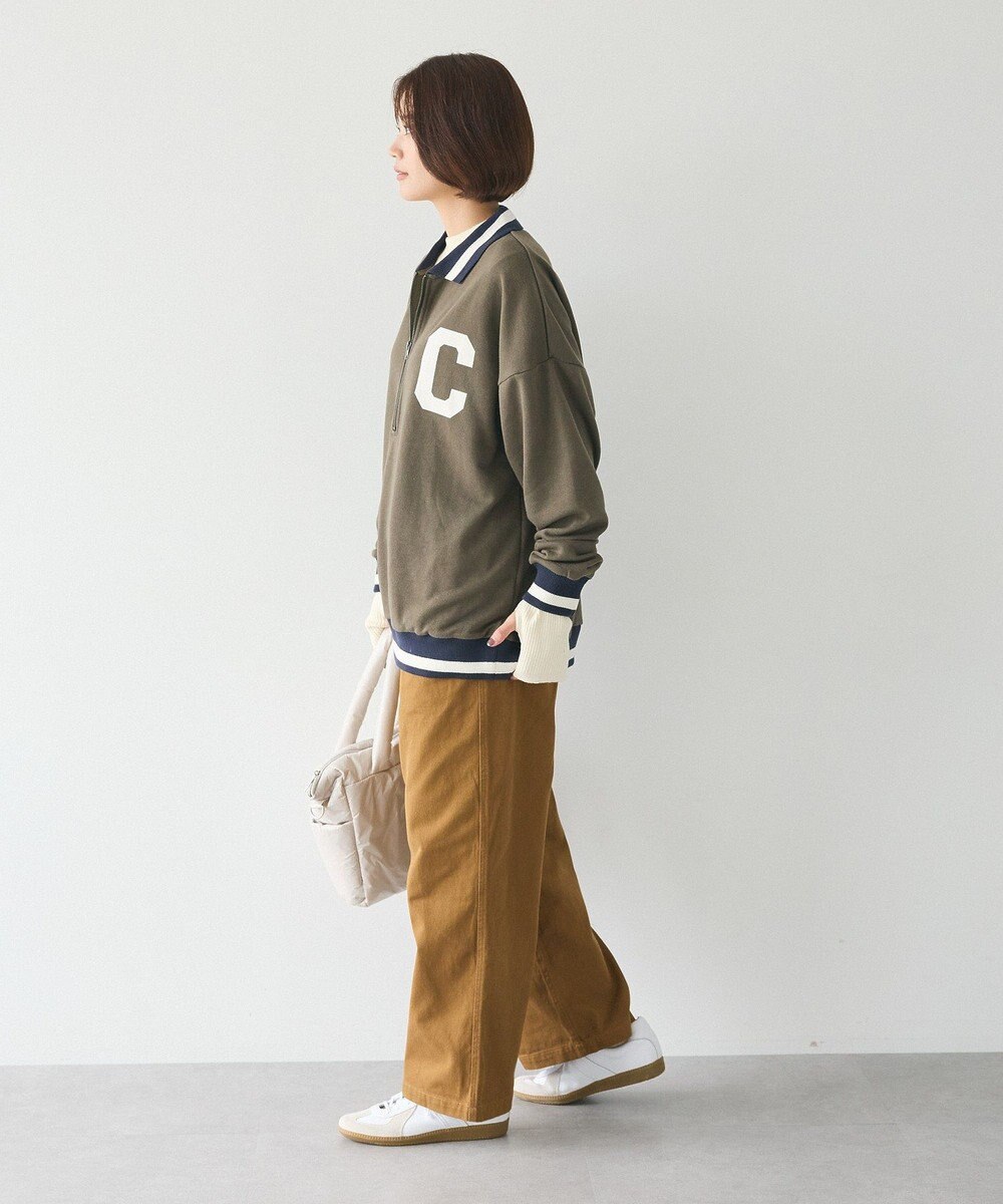 CRAFT STANDARD BOUTIQUE 【ユニセックス】裏毛ハーフジップスウェット 