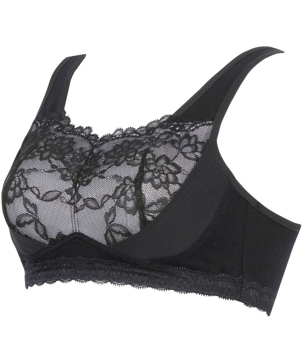 WACOAL 【ナイトアップブラ】 動画クリエイター nanakoななこさんコラボカラー登場 ナイトブラ 綿混(本体) 就寝時用 3Lまで対応 大きいサイズ ノンワイヤー レディース BRA166 /ワコール 