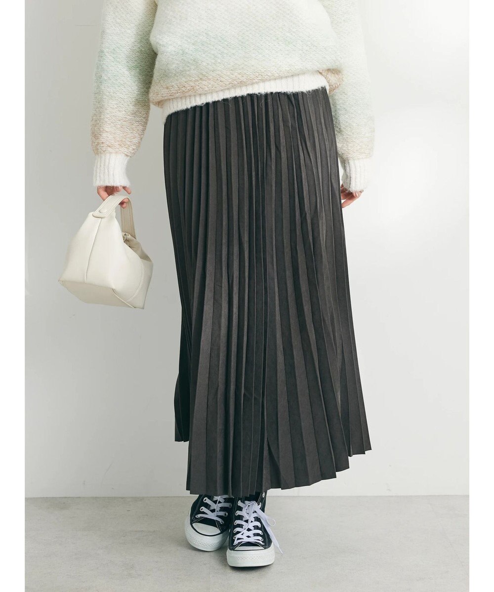 CRAFT STANDARD BOUTIQUE ピーチアコーディオンプリーツスカート 