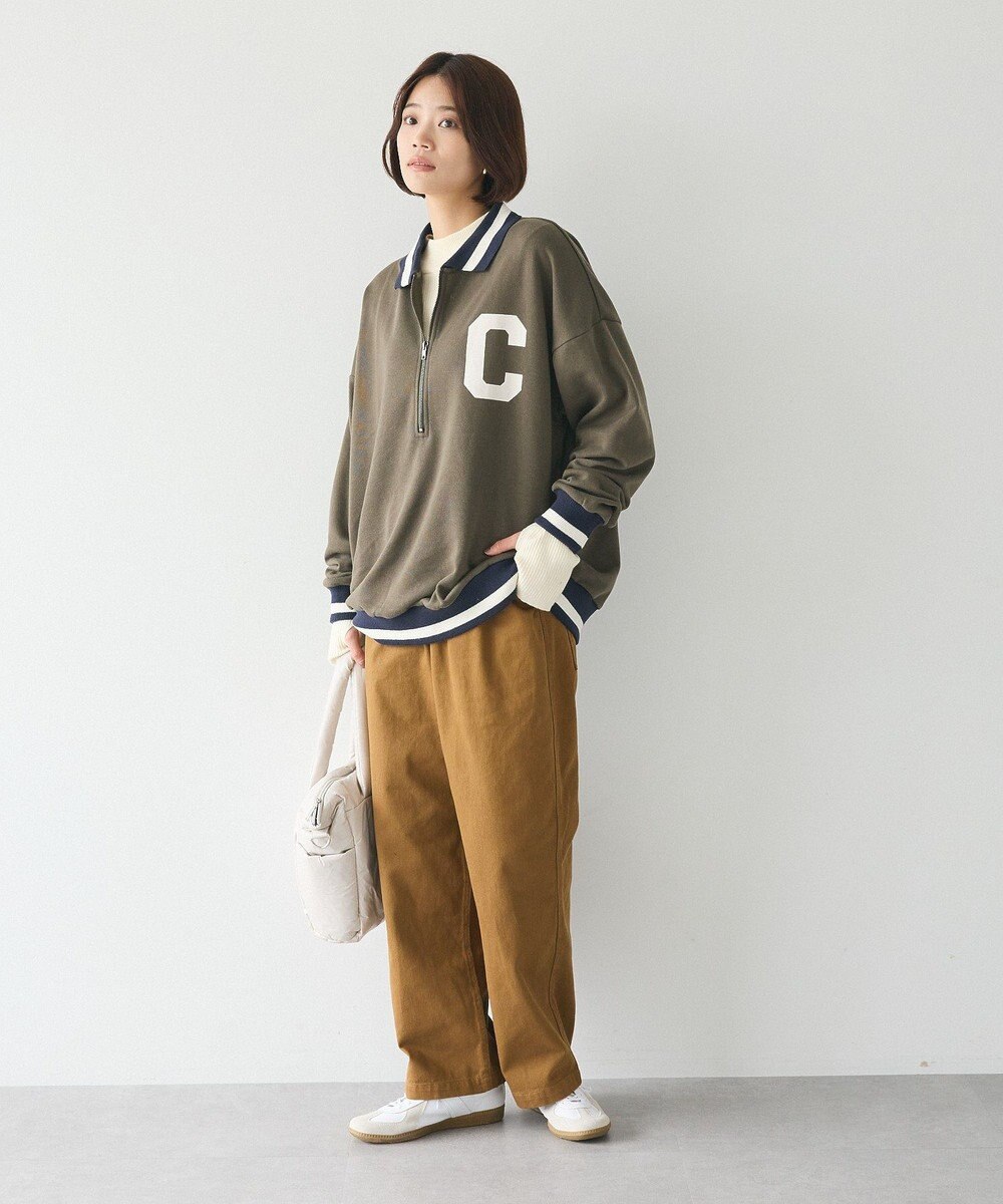 CRAFT STANDARD BOUTIQUE 【ユニセックス】裏毛ハーフジップスウェット 