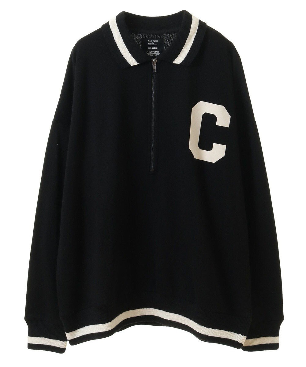 CRAFT STANDARD BOUTIQUE 【ユニセックス】裏毛ハーフジップスウェット 