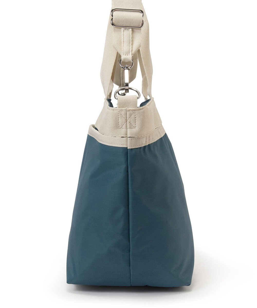 LeSportsac BUCKET TOTE/ブルーインディゴ/ベージュ 