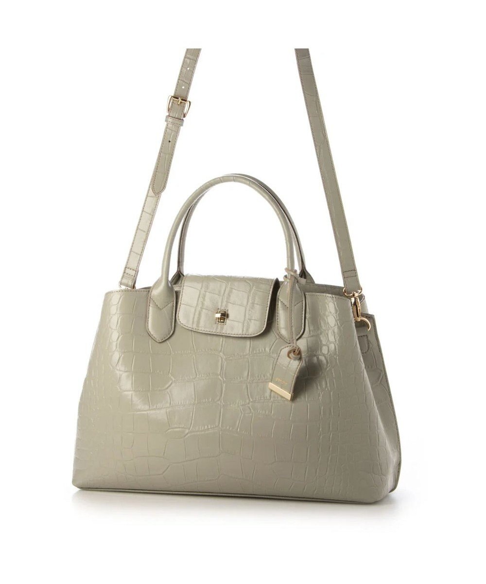 UNBILLION perche ゴートユーティリティヒネリかぶせA4トート 