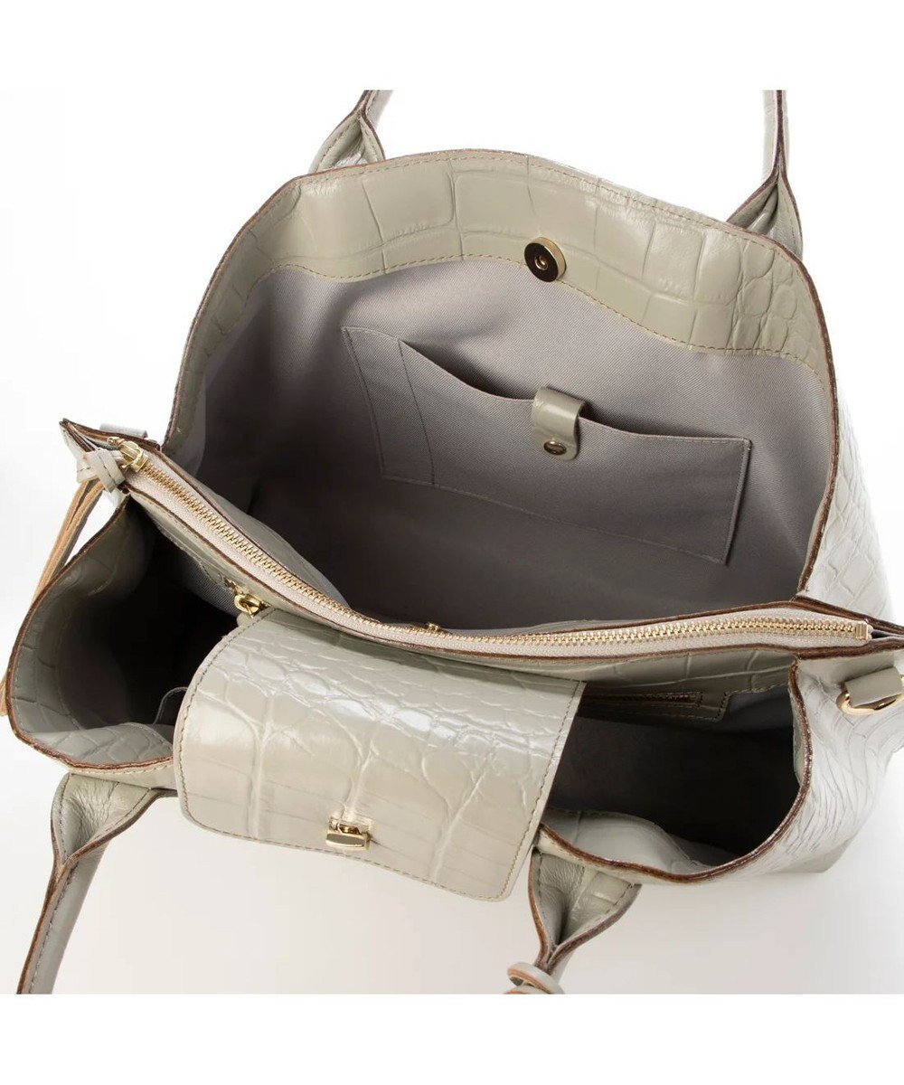 UNBILLION perche ゴートユーティリティヒネリかぶせA4トート 