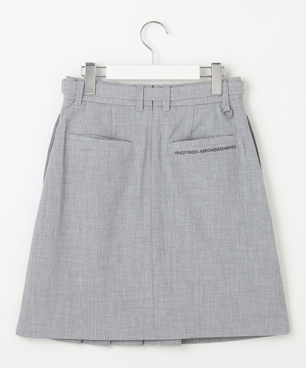 23区GOLF 【WOMEN】ベルト付き プリーツスカート 