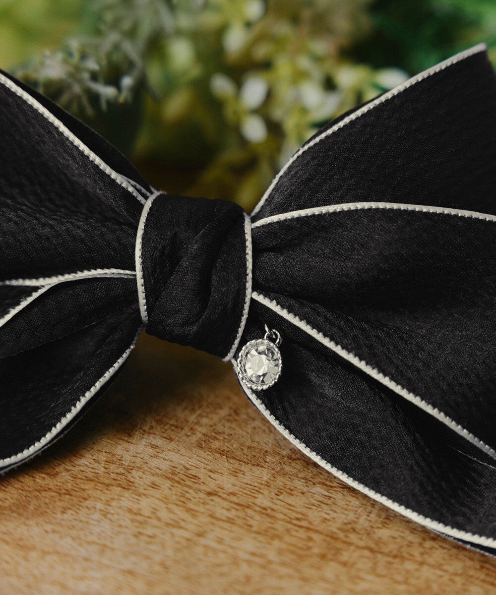 Tiaclasse 配色リボンバレッタ 