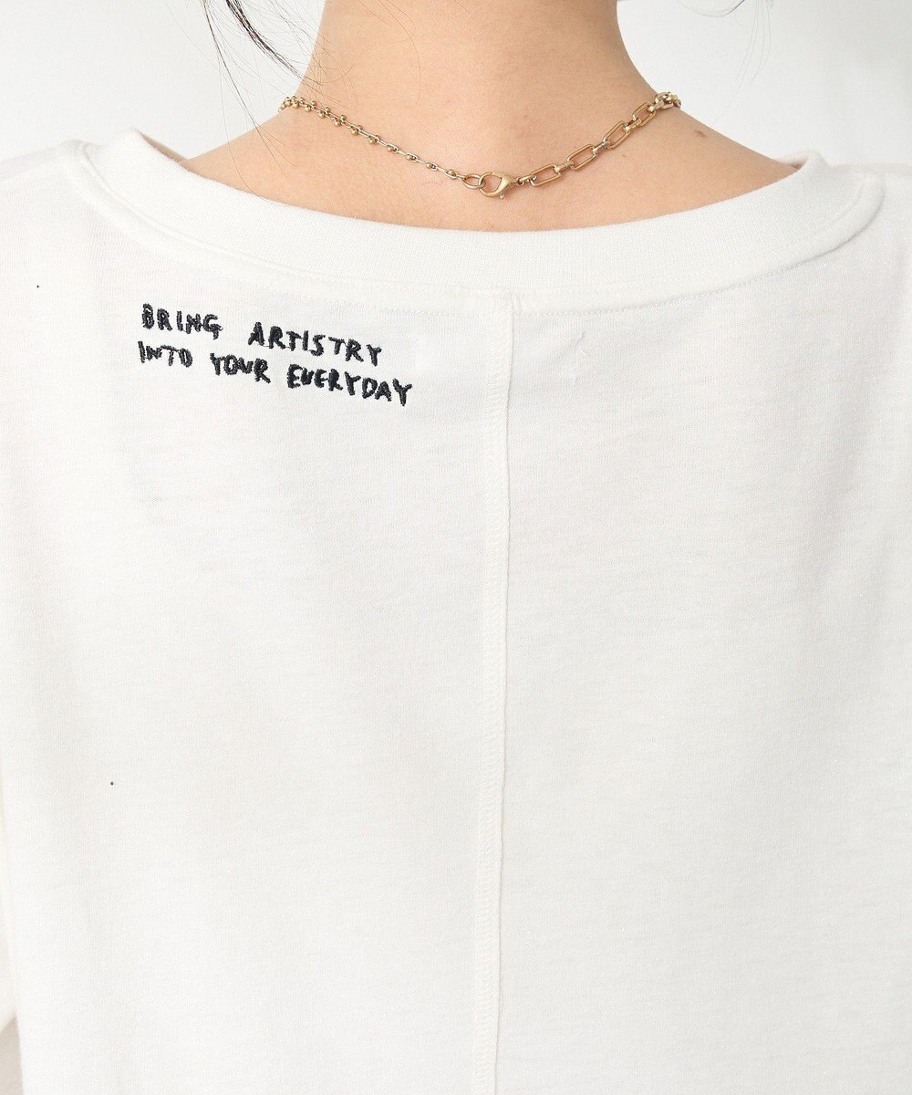 CRAFT STANDARD BOUTIQUE ラメ天竺刺繍ロンTEE 
