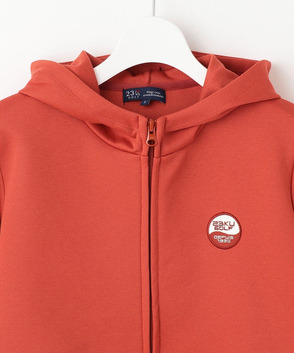23区GOLF 【WOMEN】【UVケア】ダンボールニット ジップアップパーカー 
