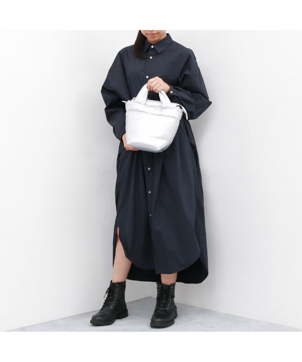 UNBILLION カシュカシュ cachecache / ポーチ付きパファーミニトートバッグ 